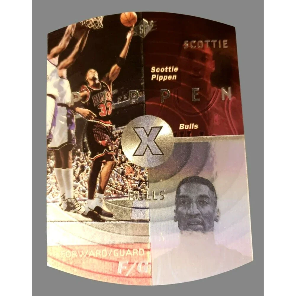 1997-1998 Upper Deck SPx SCOTTIE PIPPEN NBA Die-Cut Basketball Card 30 Bulls HOF